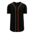 Athletic Knit Full Button Baseball Jersey with Braided Trim (BA5500)